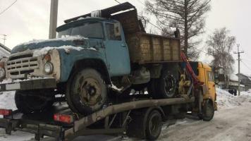 Фото эвакуации грузовика манипулятором
