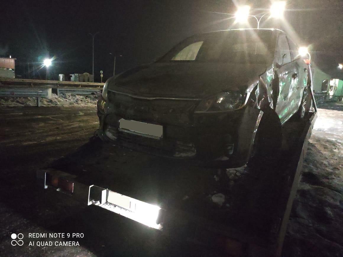 Фото эвакуации легкового авто после ДТП