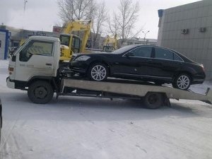 Эвакуация мерседеса